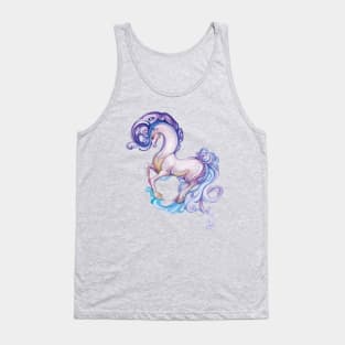 Fairy Pony, Watercolor drawing Tank Top